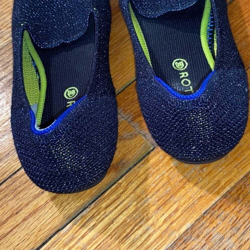 Rothy's Metallic Lattice Stitch Loafer Limited Edition Size 4K - Picture 4 of 16